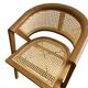 Curved 'Wabisabi' dining chair