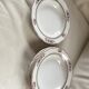 6 vintage hollow plates Digoin Sarreguemines model Trianon