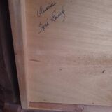 Commode rustique en bois brut