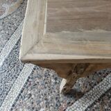 Recycled teak bench