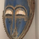 Baoulé African mask with 7 horns