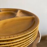Gien plates vintage 70s