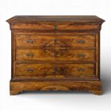 Flamed Mahogany Commode from the Louis Philippe period