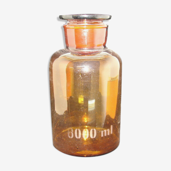 6 litre glass pharmacy bottle