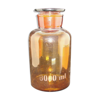 6 litre glass pharmacy bottle