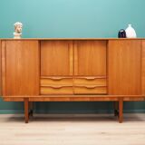 Buffet haut en teck, design danois, années 1960, production : Danemark