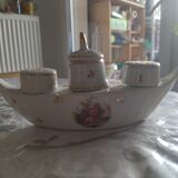Salt shaker pepper shaker and mustard pot