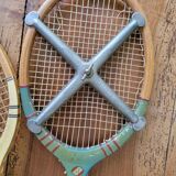 Paire d anciennes raquettes de tennis vers 1930