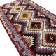 Oushak Geometric Wool Kilim Rug