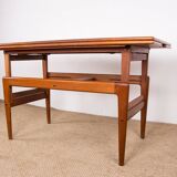 Danish extendable table, high and low, in teak by Kai kristainsen1960.