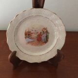 Assiette ancienne Moulin des Loups & Hamage Nord