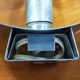 Vintage brushed aluminum wall lamp 1970s