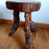 Brutalist vine stock stool