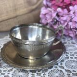 Set of 3 old "silverware" cups