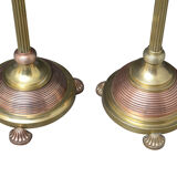 Pair of floor lamps
