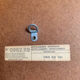 Vintage beveled gold oval mirror