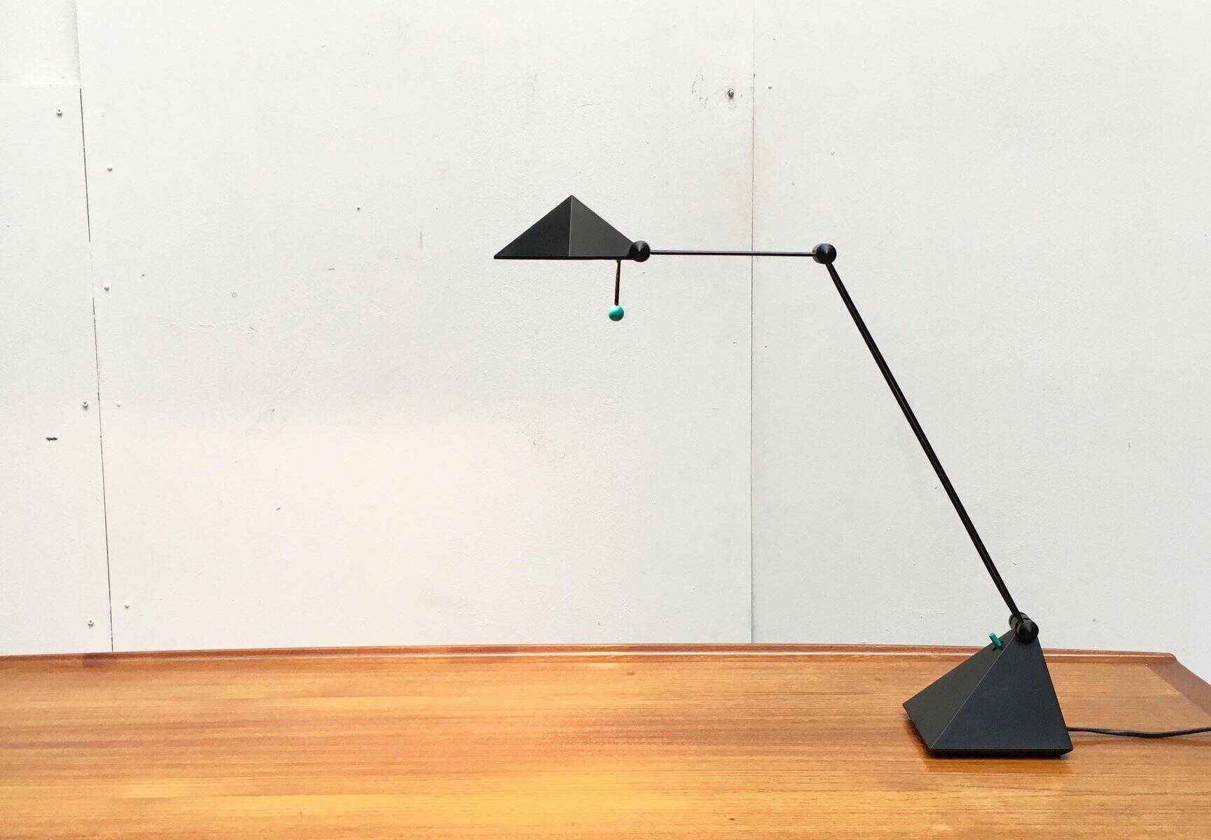 Vintage German postmodern table lamp by Lungean + Pellmann for Brilliant Leuchten