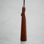 Scandinavian suspension opaline and teak by Uno and 'Sten Kristiansson' for Luxus editions