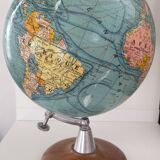 Terrestrial globe drawn by j forest edited by girard barrere & thomas