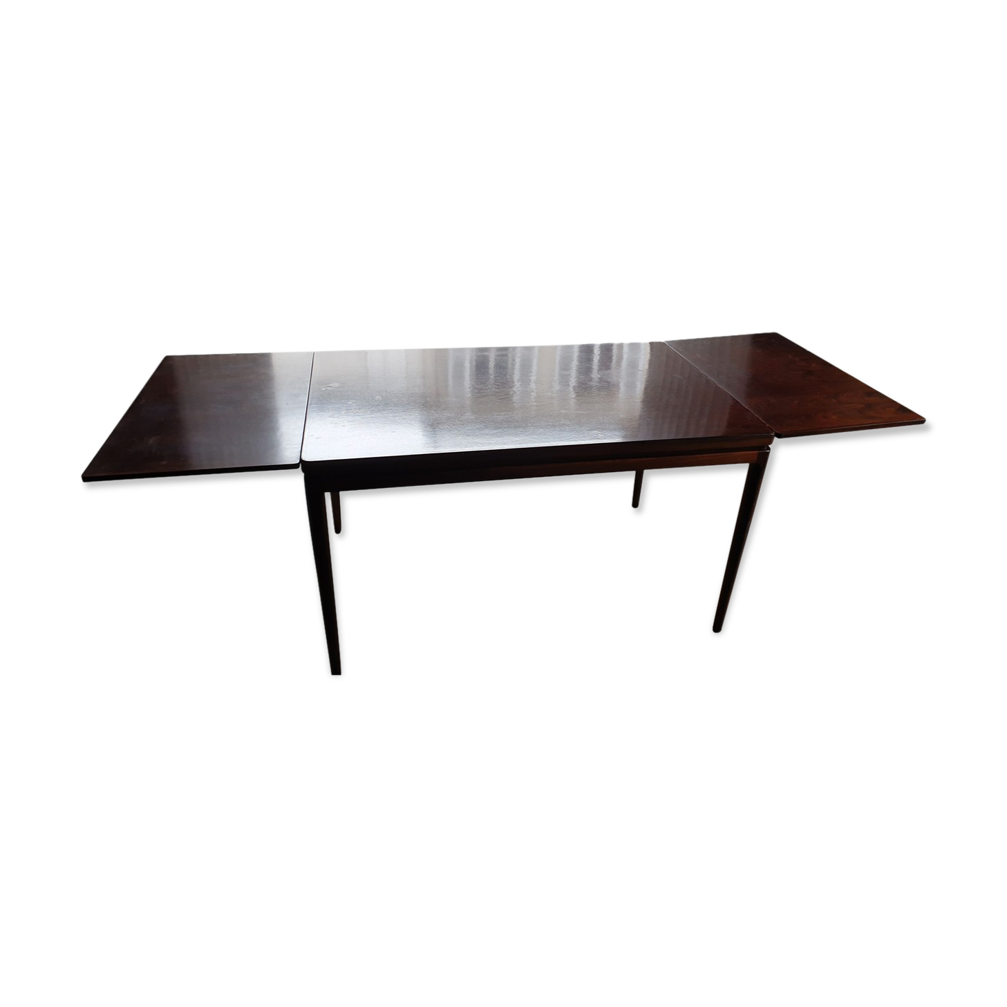 Table avec rallonges par Johannes Anderson édition Christian Linneberg