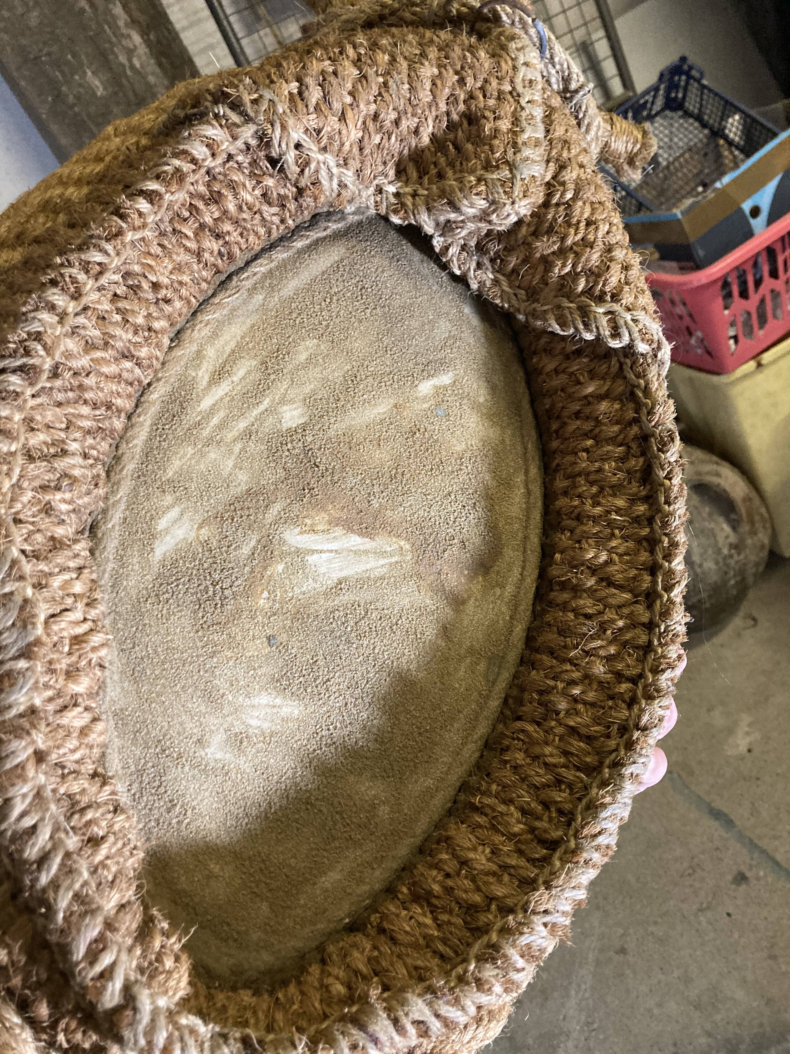 Set of 3 rope mirrors in the spirit of "Audoux and Minet"