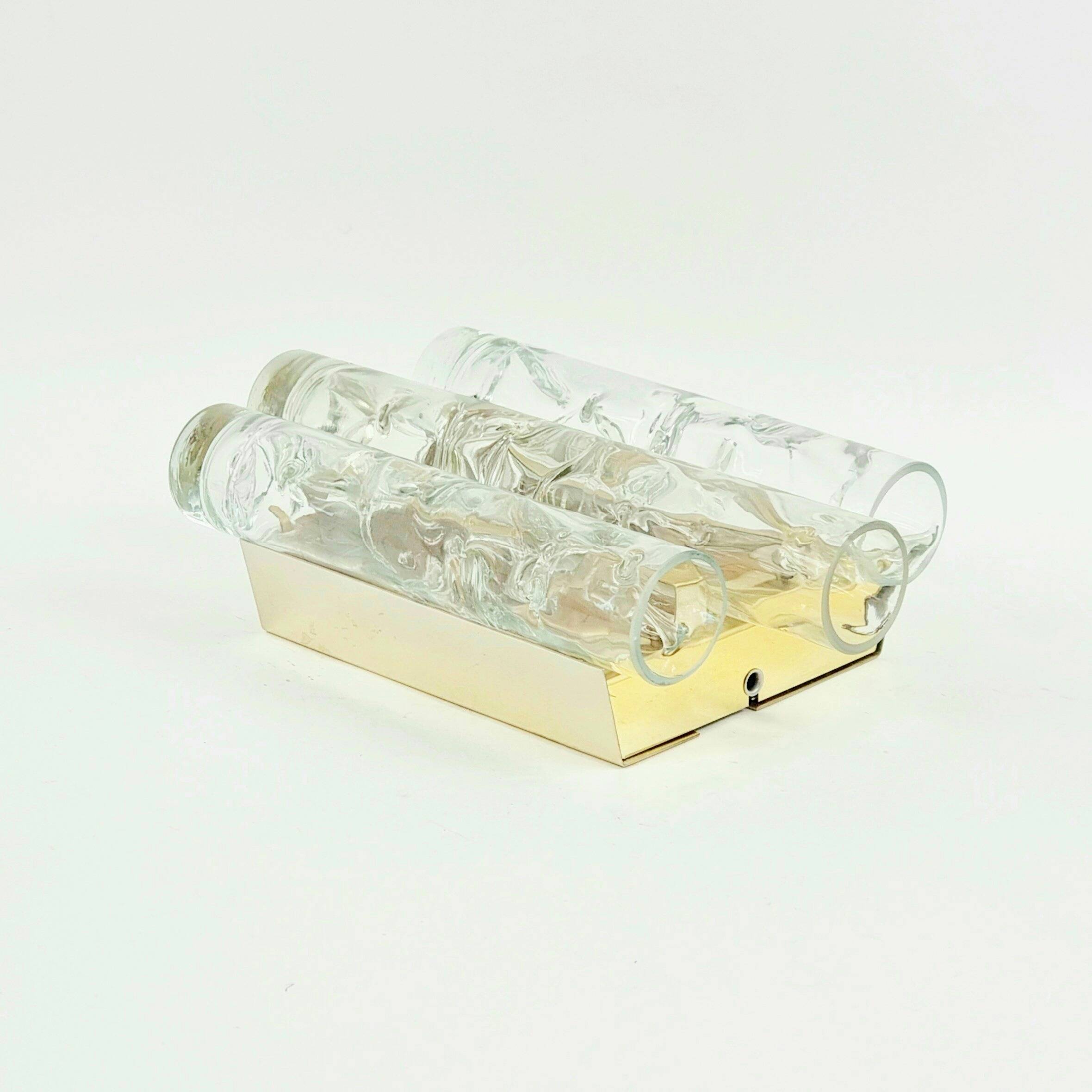 Large Mid-Century Modern Murano Glass Wall Light from Doria, Germany, 1960s