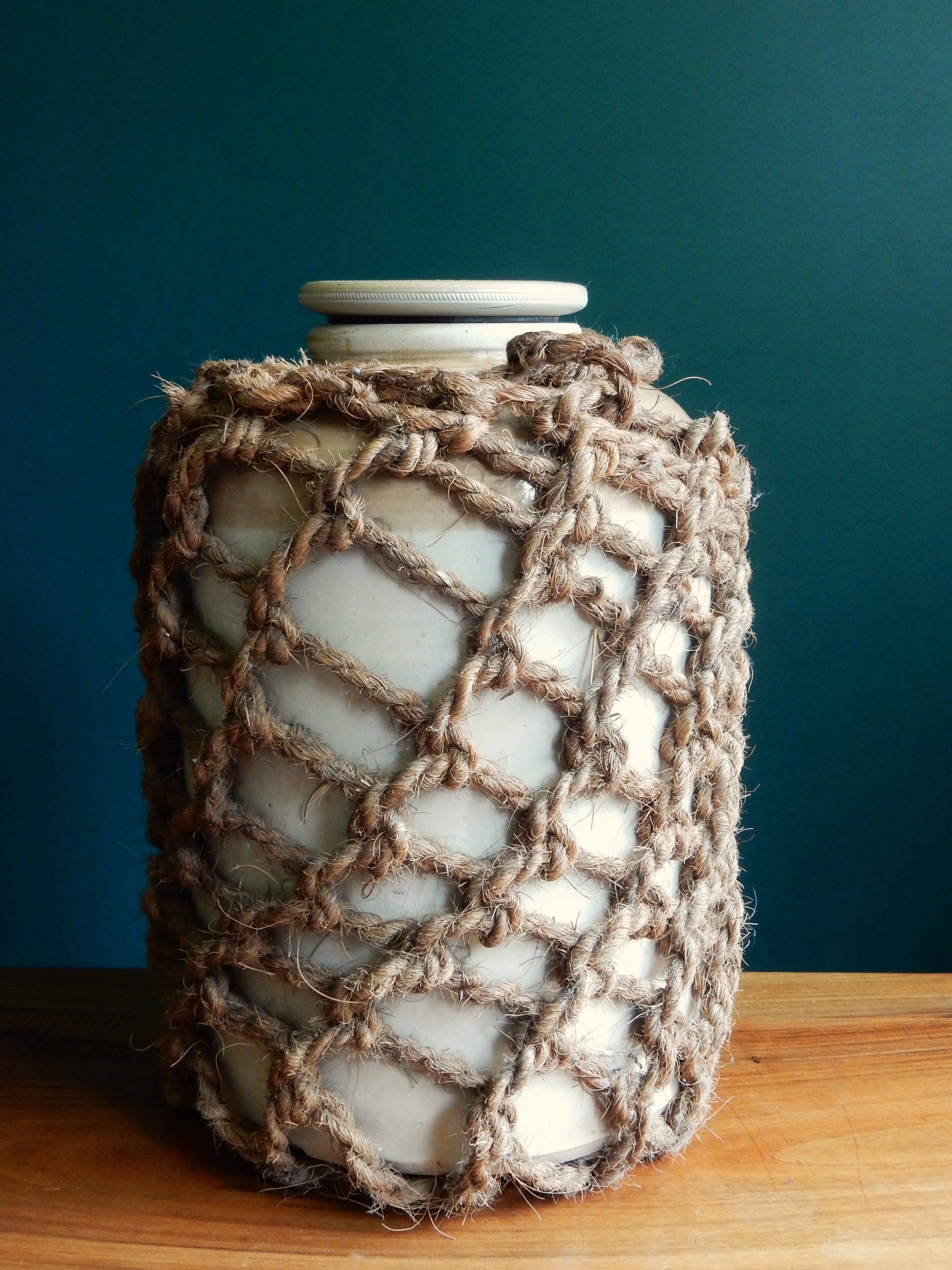 Large stoneware pot XIXth transport of acid