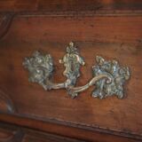 Wooden chest of drawers with 4 drawers in Louis XV style