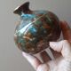 Single-flower vase in glazed Limoges porcelain