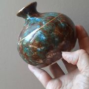 Vase soliflore en porcelaine de Limoges émaillée