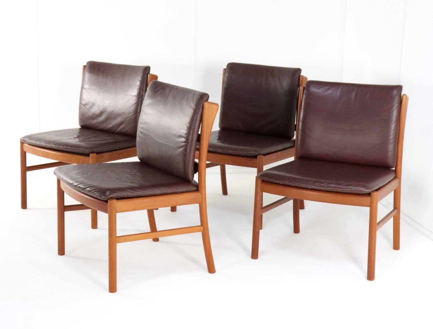 Ensemble de 4 chaises japonaise par Hita Kogei 'Nikko