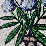 Bernard Buffet tapestry after. The Hydrangeas