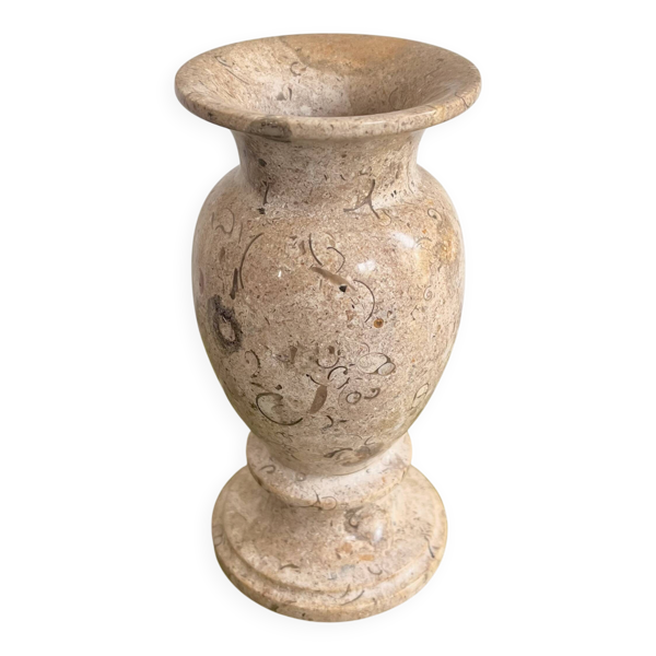 Vase pierre marbrée