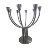 Chandelier 7 branches en acier brossé Ikea