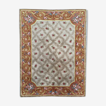 Tapis ancien français point Janus 177x235 cm