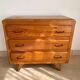 Vintage chest of drawers with compass feet