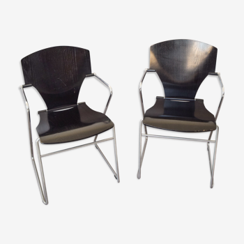 Pair of Modernist Reclining Chairs