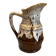 Vintage ceramic pitcher / jug - Speckled glaze effect and relief