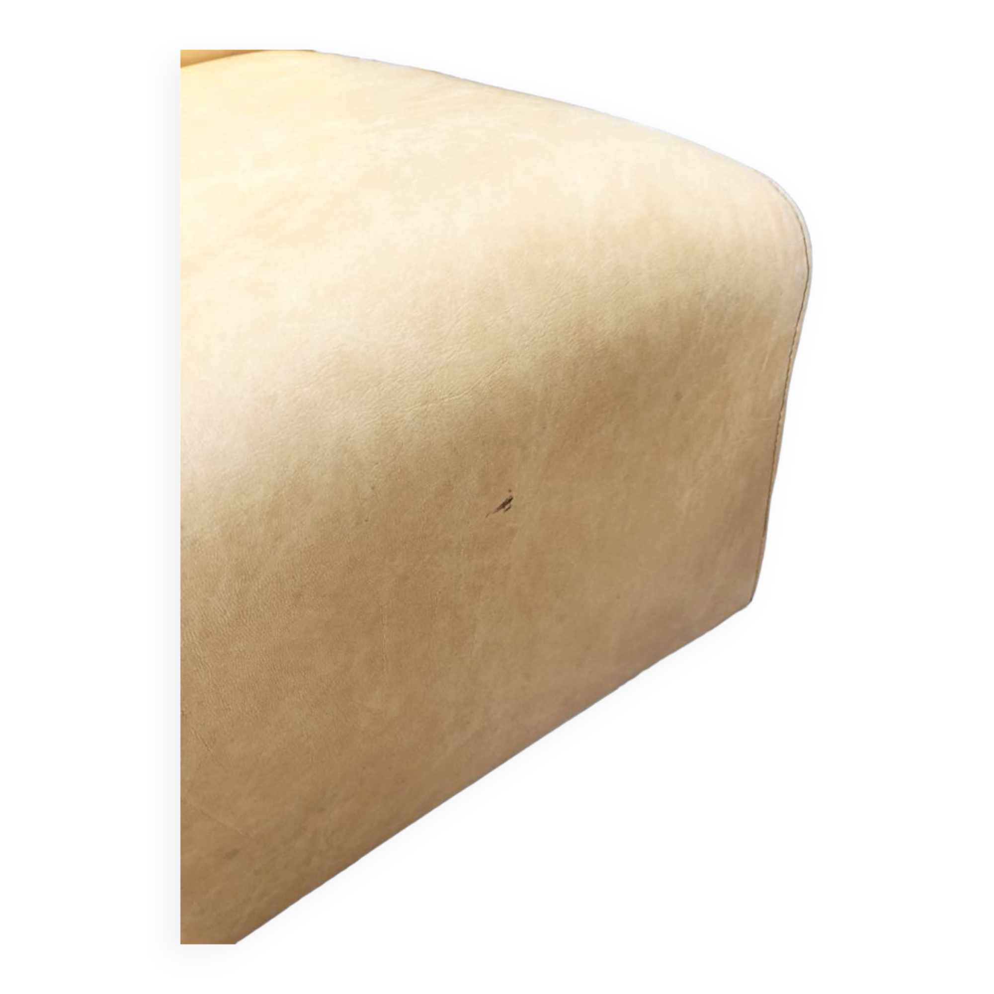 Banquette rockabilly vintage jaune1960