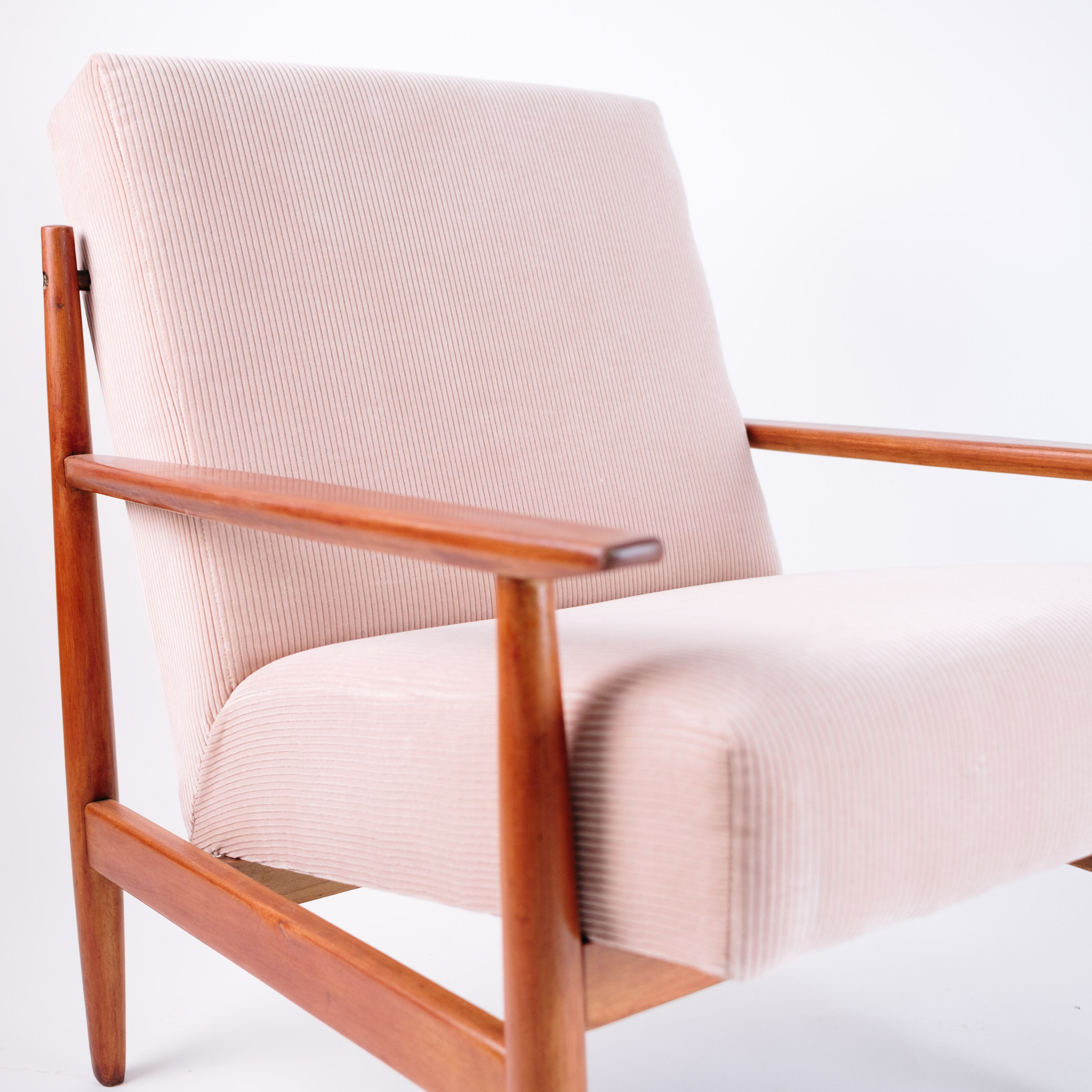 Dusted pink armchair