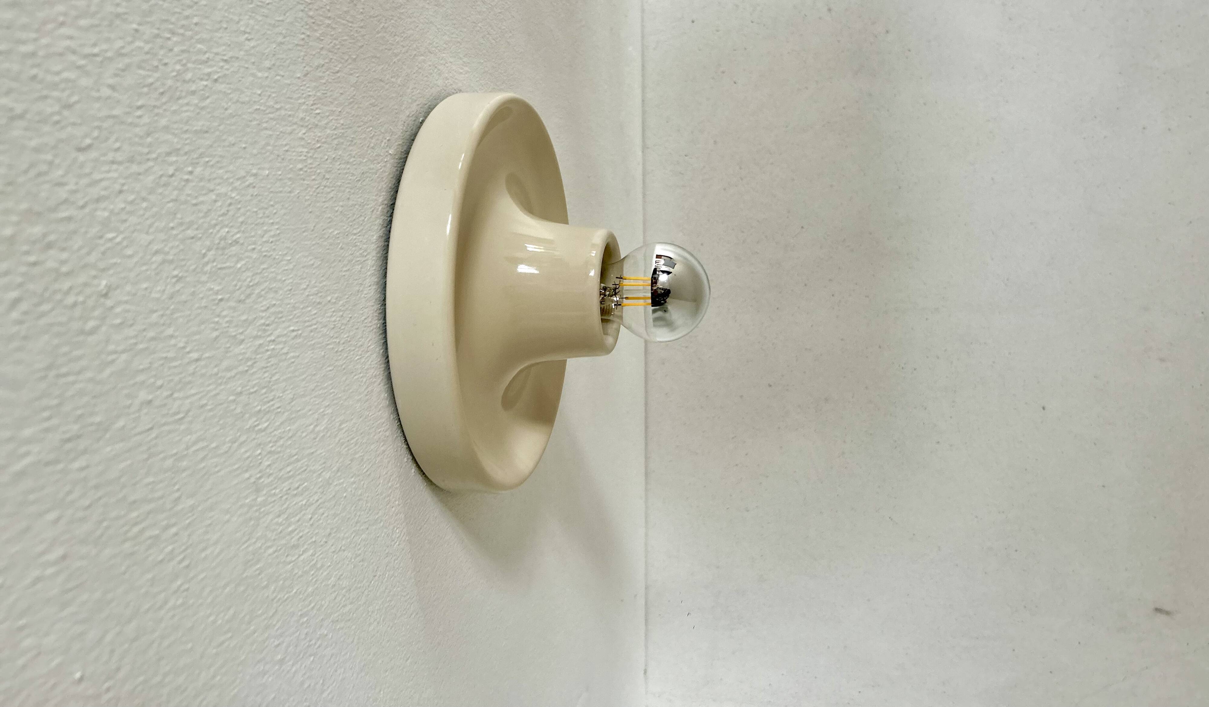 Beige wall light by Tronconi, set of two.