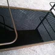 Vintage wheeled bar