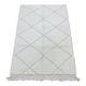 Small white Berber rug Aya