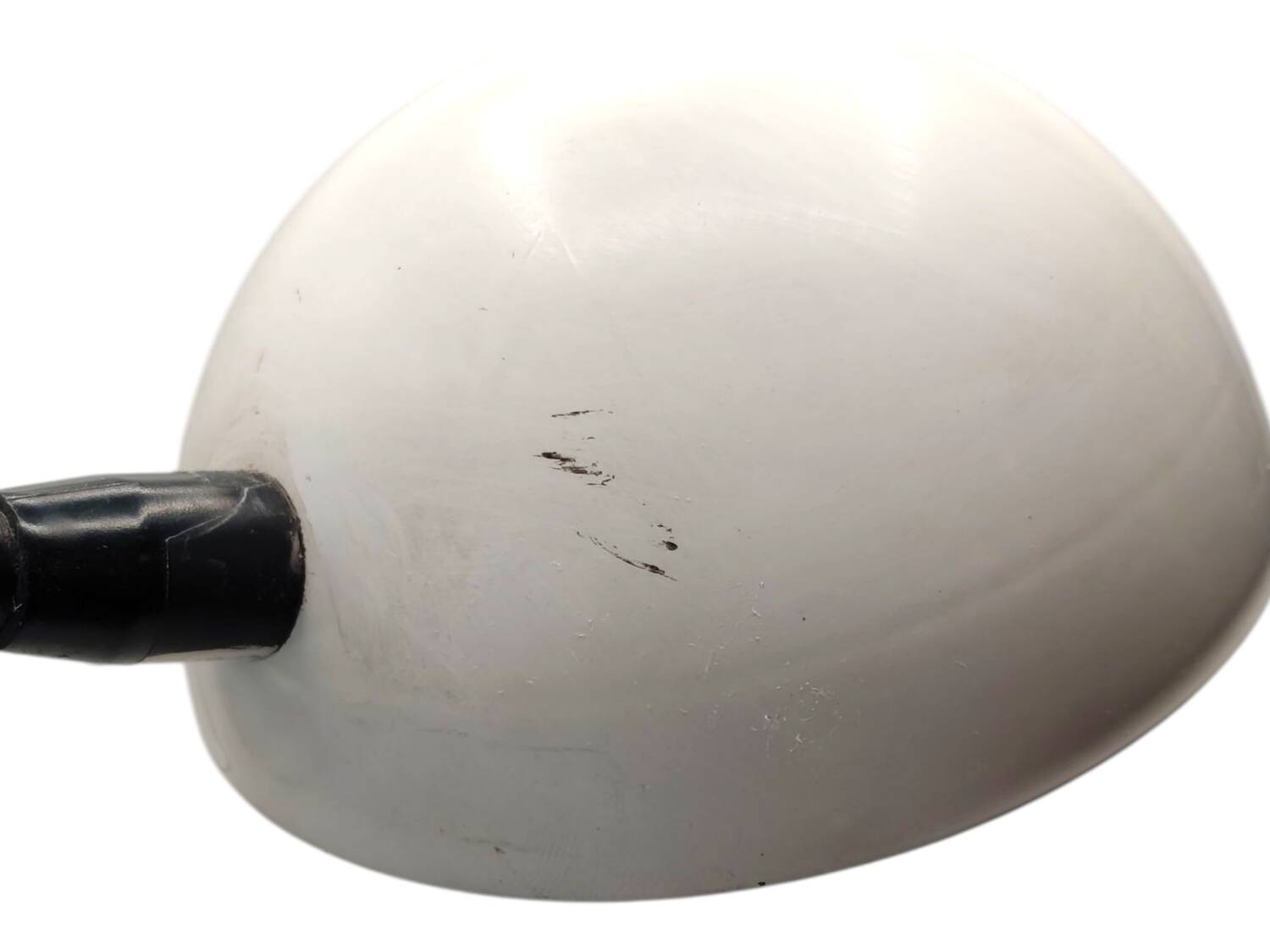 1980s Italian Desk Lamp – Sculptural Gooseneck Design with Dome Shade