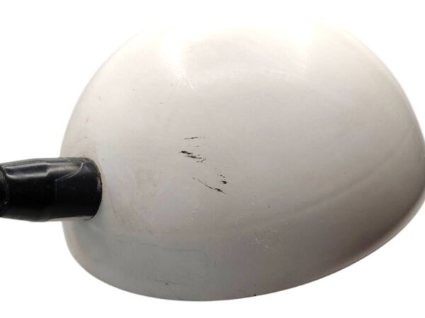Lampe de bureau italienne des années 1980 – Design sculptural en col de cygne avec abat-jour en forme de dôme