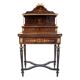 Inlayed desk, Napoleon III, France, circa 1870. Antique.