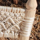 Chaise enfant macramé