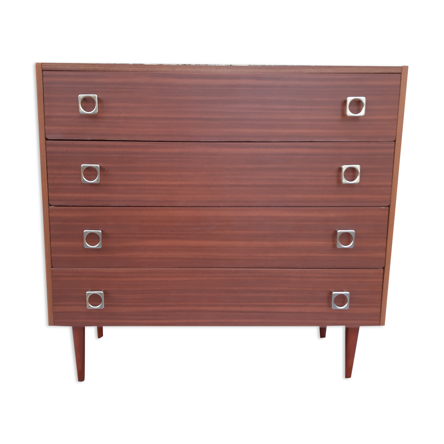 Scandinavian chest of drawers in formica year 50