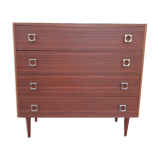 Scandinavian chest of drawers in formica year 50
