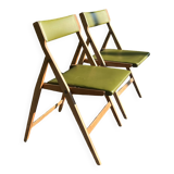 Pair of Gio Ponti folding chairs